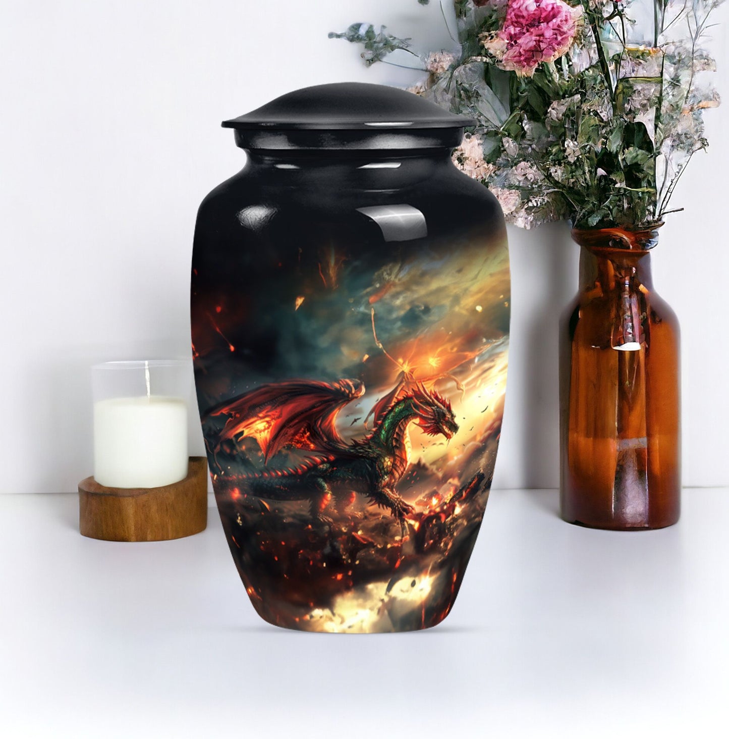classic dragon urn