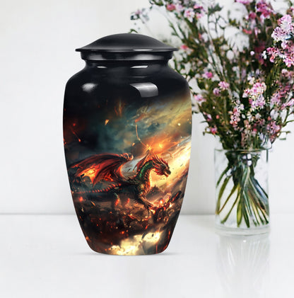 classic dragon urn