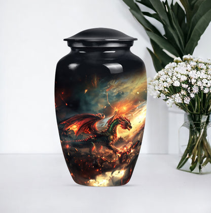 classic dragon urn