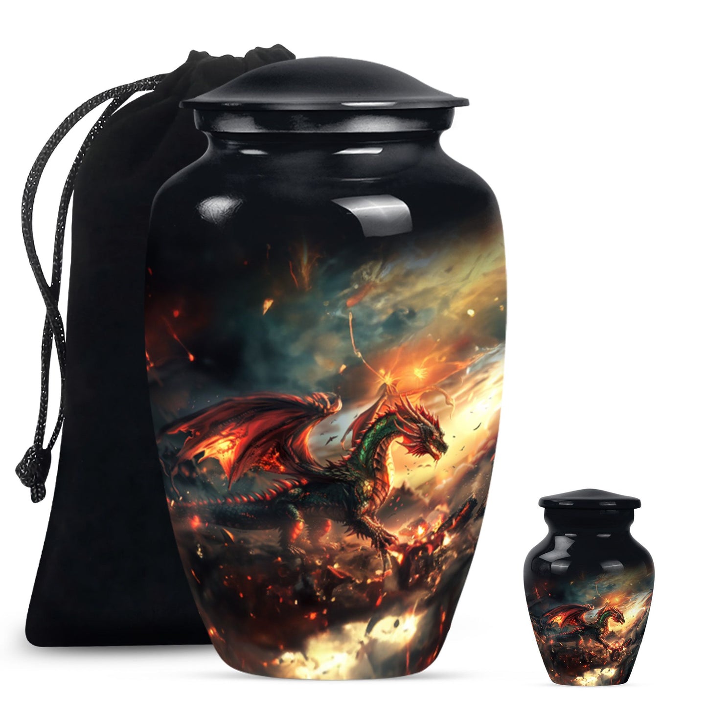 classic dragon urn