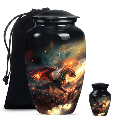classic dragon urn