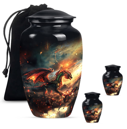 classic dragon urn