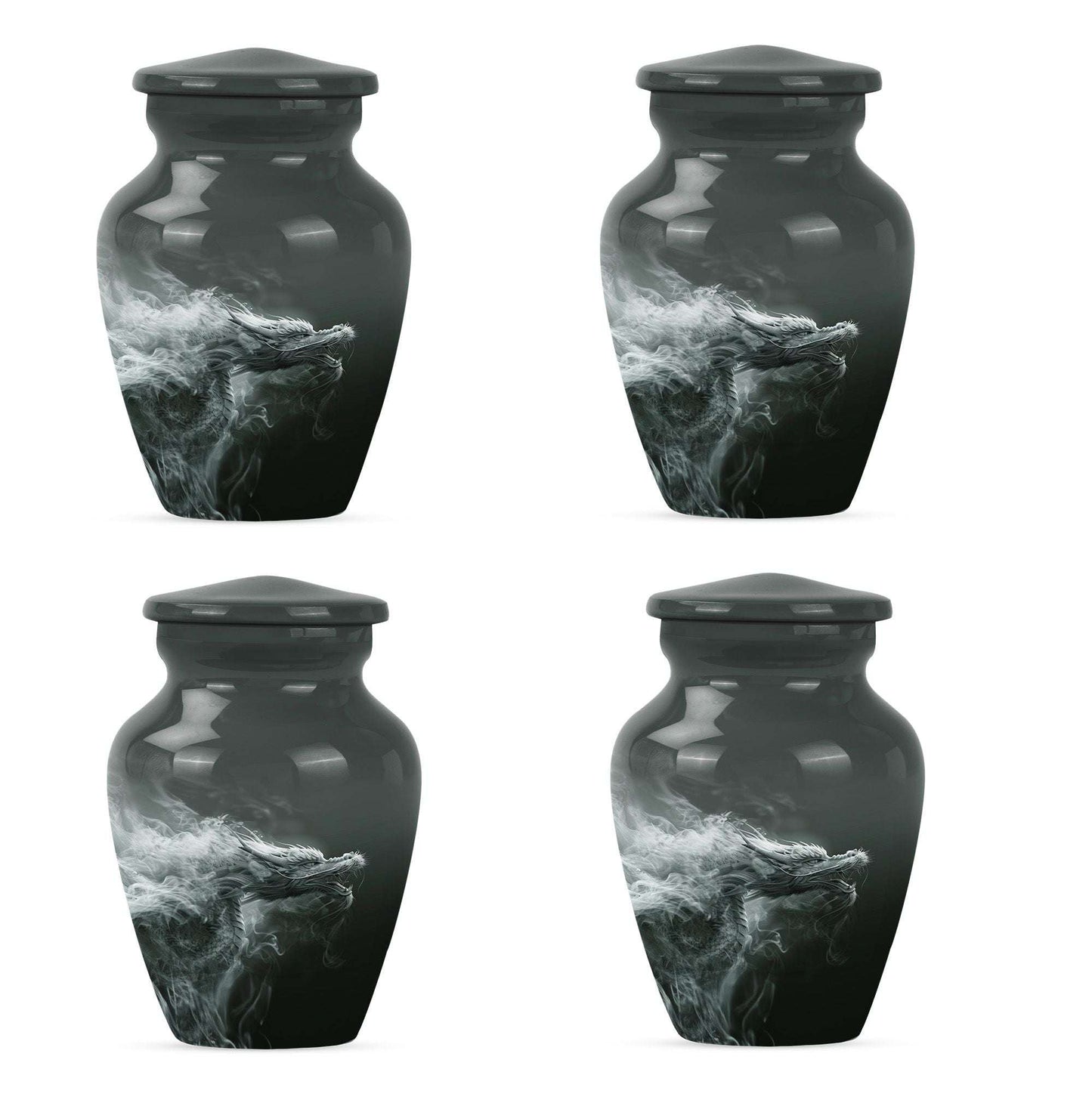 Dragon Memorial Urn For Ashes - Smoky Dragon Ashes Memorial For Men