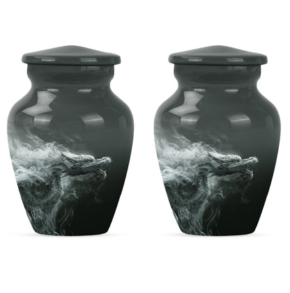 Personalized Beach Memorial Urn for Men - 10-inch, 200 cu in - Yatskia