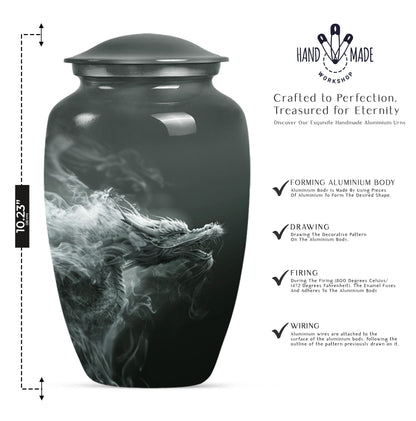 large Dragon urn