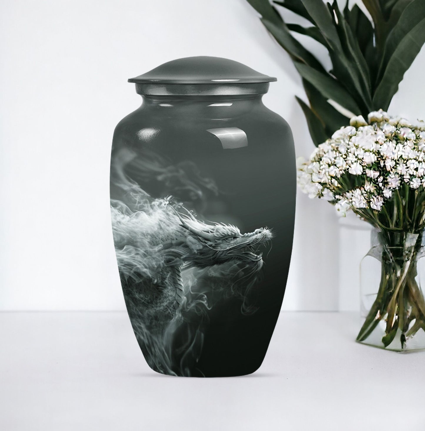 large Dragon urn