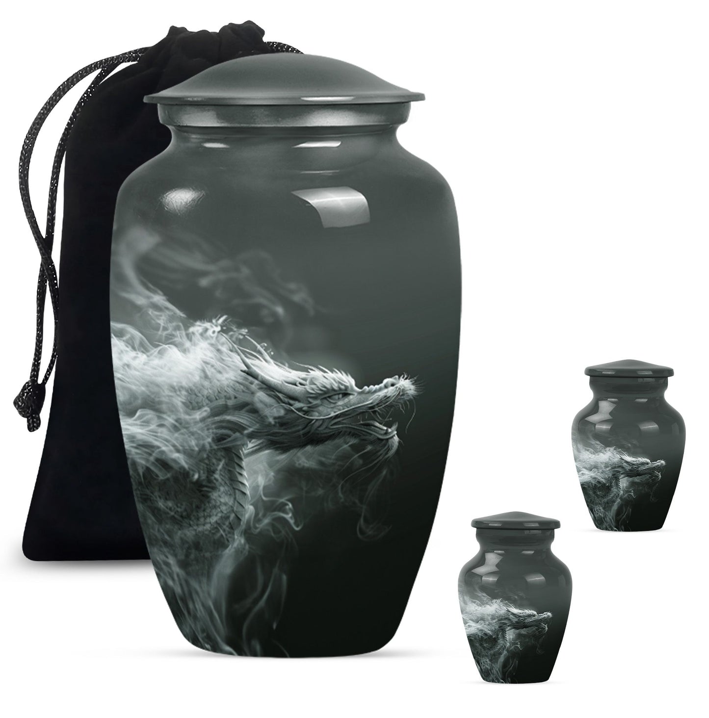 Personalized Beach Memorial Urn for Men - 10-inch, 200 cu in - Yatskia