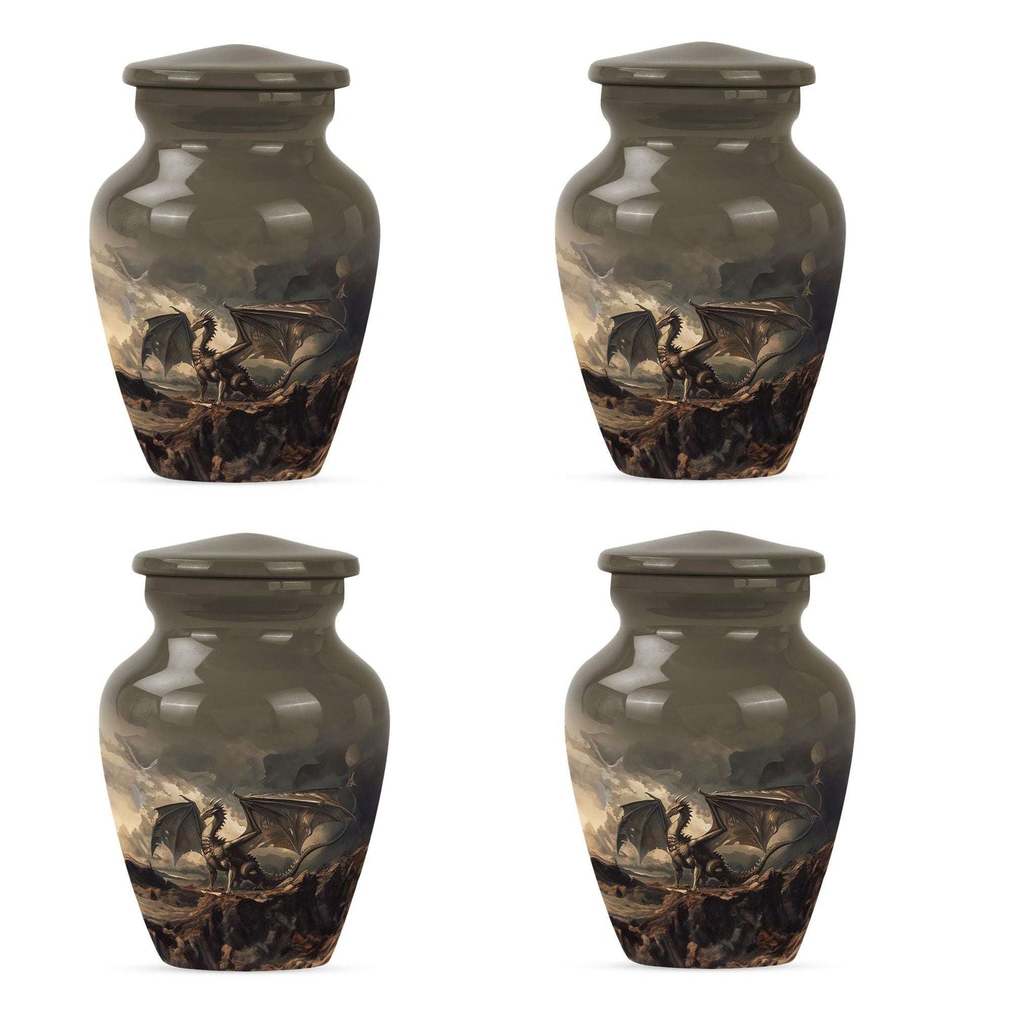Dragon Urn For Human Ashes Keepsake - Dragon Urn For Adult Men & Women