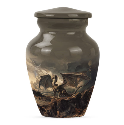 Personalized Beach Keepsake Urn for Adult - 10-inch, 200 cu in - Yatskia