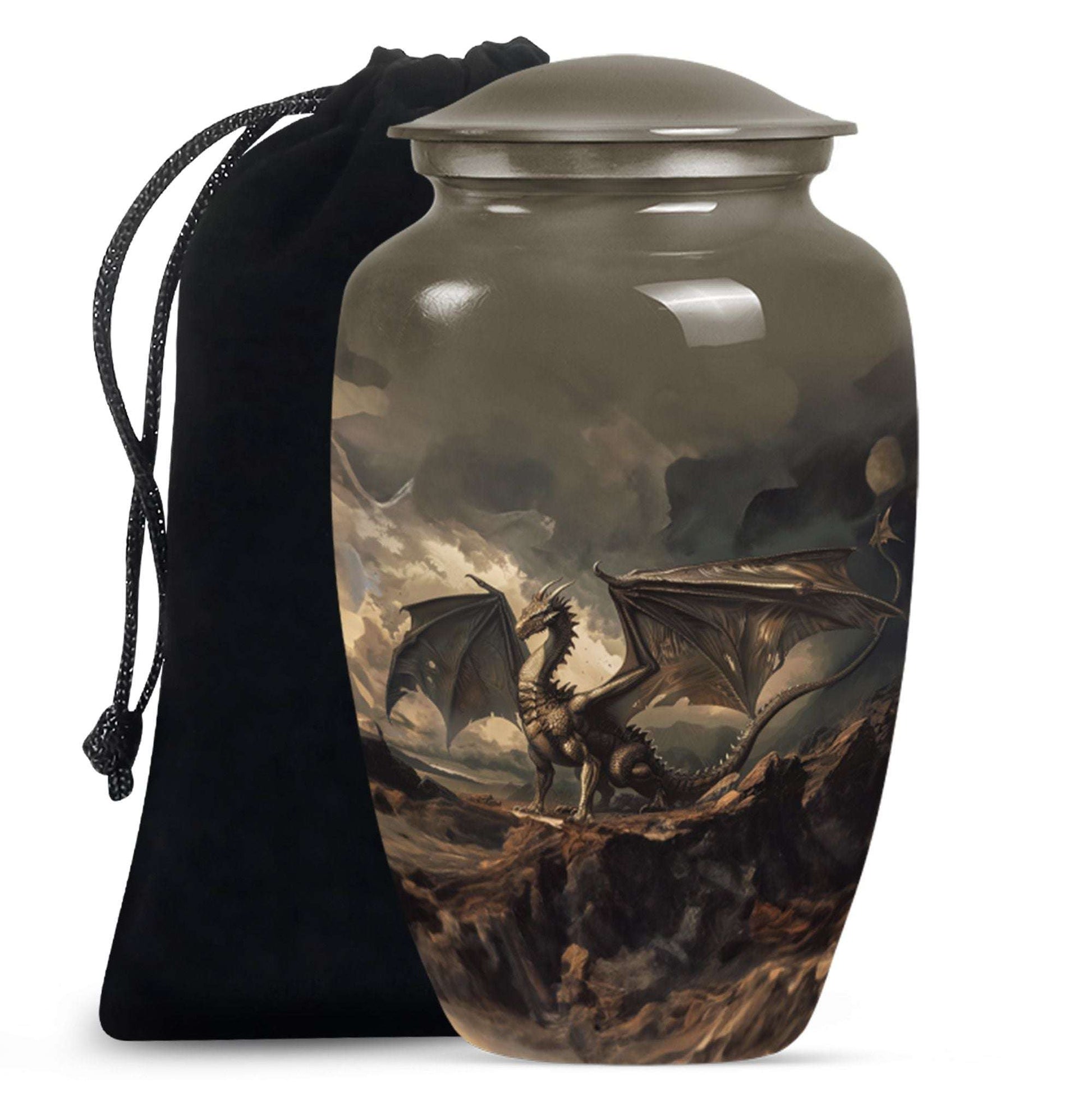Dragon Urn For Human Ashes Keepsake - Dragon Urn For Adult Men & Women