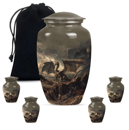 Dragon Urn For Human Ashes Keepsake - Dragon Urn For Adult Men & Women