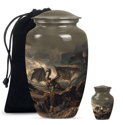 Dragon Urn For Human Ashes Keepsake - Dragon Urn For Adult Men & Women