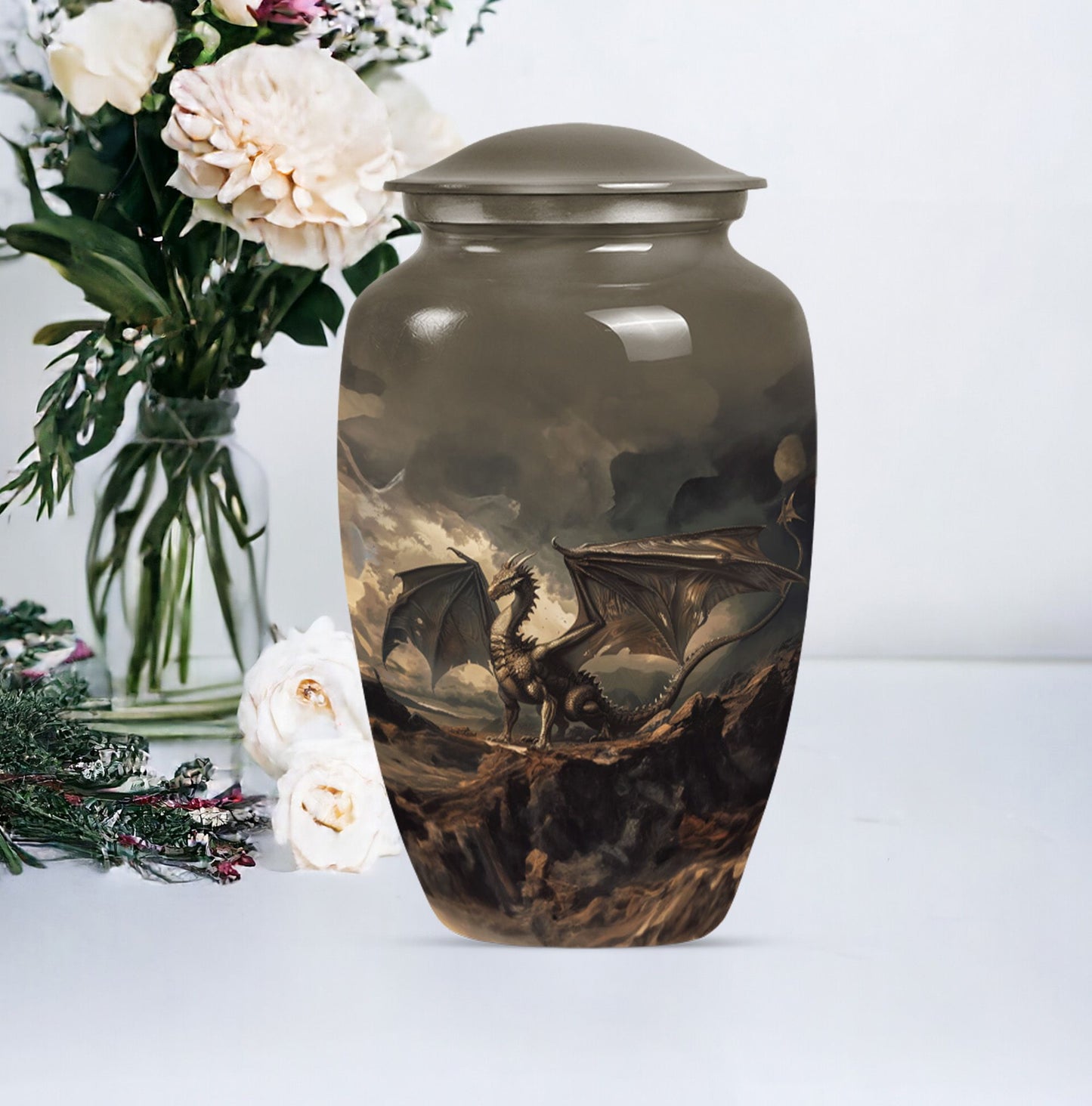 dragon urn for adult ashes.