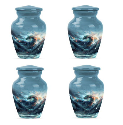 Fierce Dragon Ashes Funeral Urn - Dragon Memorial Urn For Human Ashes