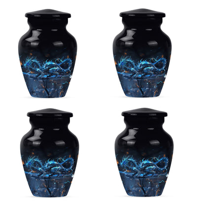 10-inch dragon urn, classic design.