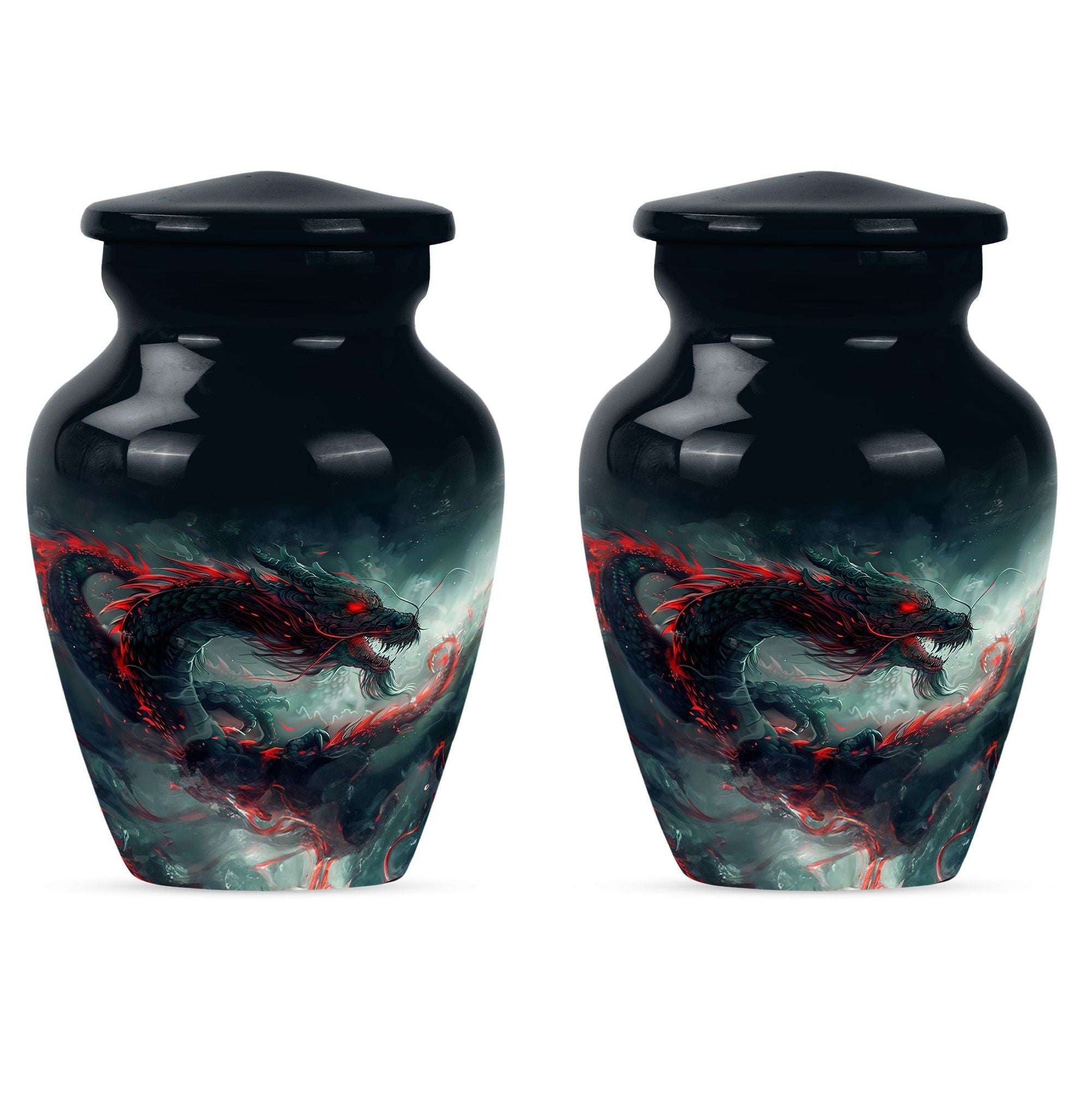 Dragon Memorial Ashes Urn For Adults - Cremation Keepsake For Men & Women
