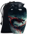 Dragon Memorial Ashes Urn For Adults - Cremation Keepsake For Men & Women
