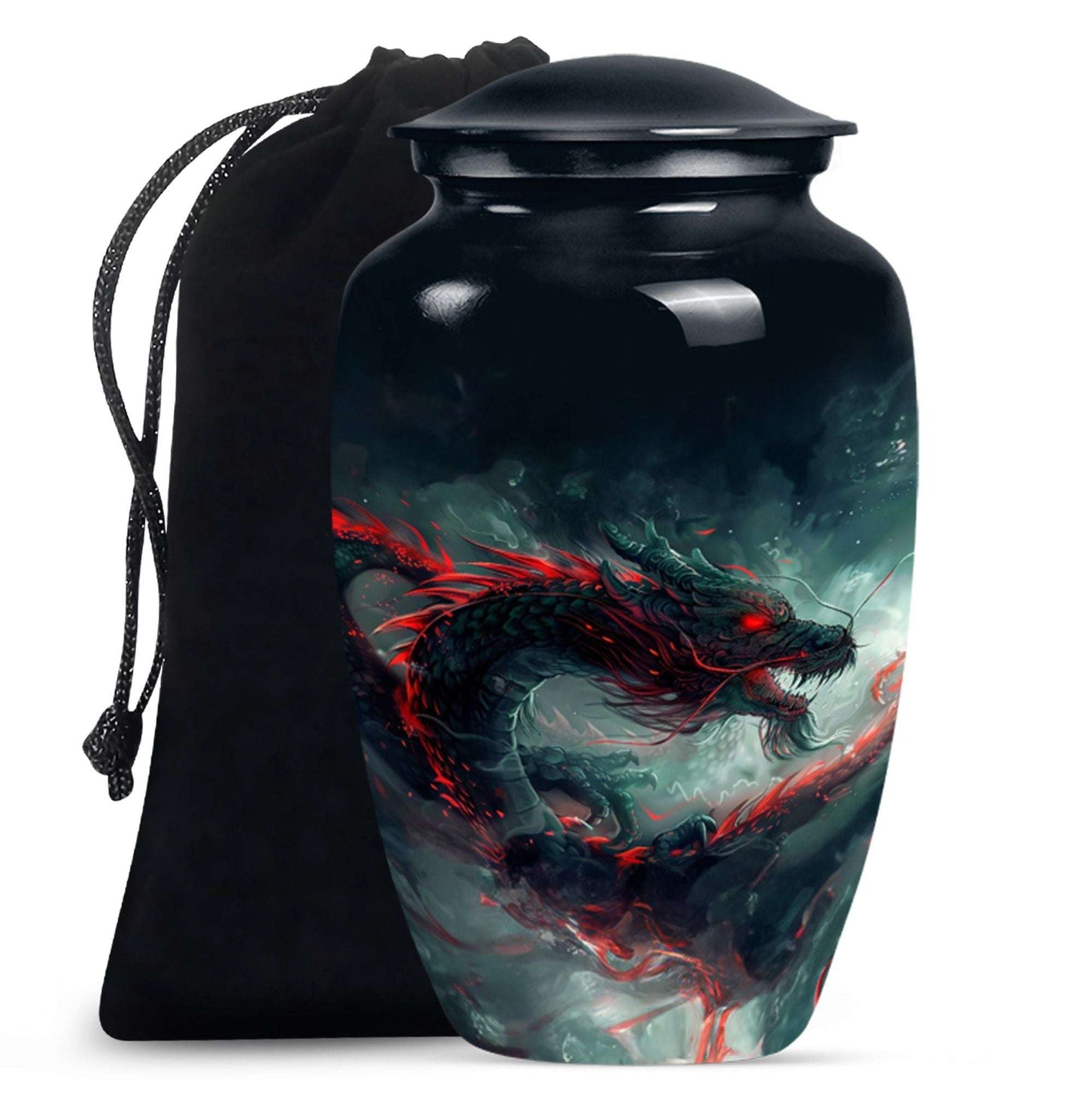 Dragon Memorial Ashes Urn For Adults - Cremation Keepsake For Men & Women