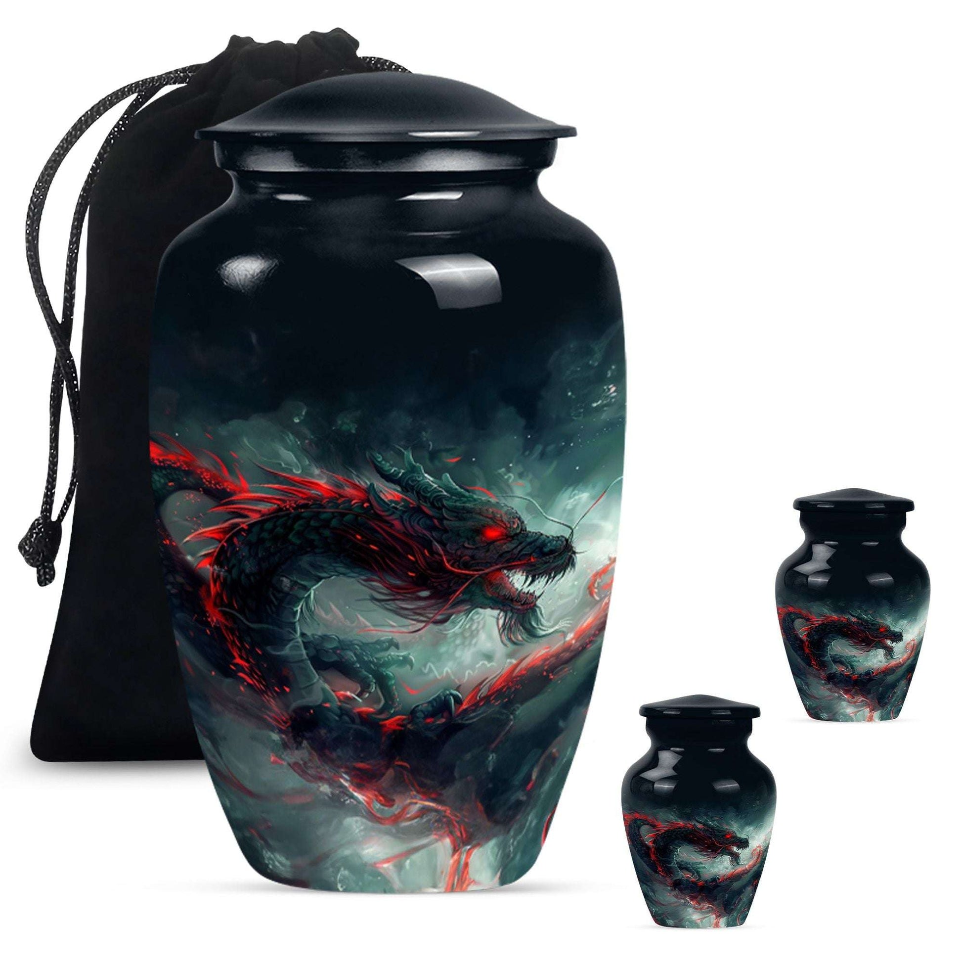 Dragon Memorial Ashes Urn For Adults - Cremation Keepsake For Men & Women