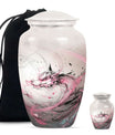 Pink Dragon Keepsake & Large Cremation Urns For Human Ashes