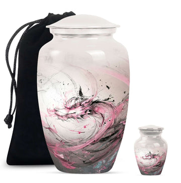 Large Urn With 1 Keepsake Urn