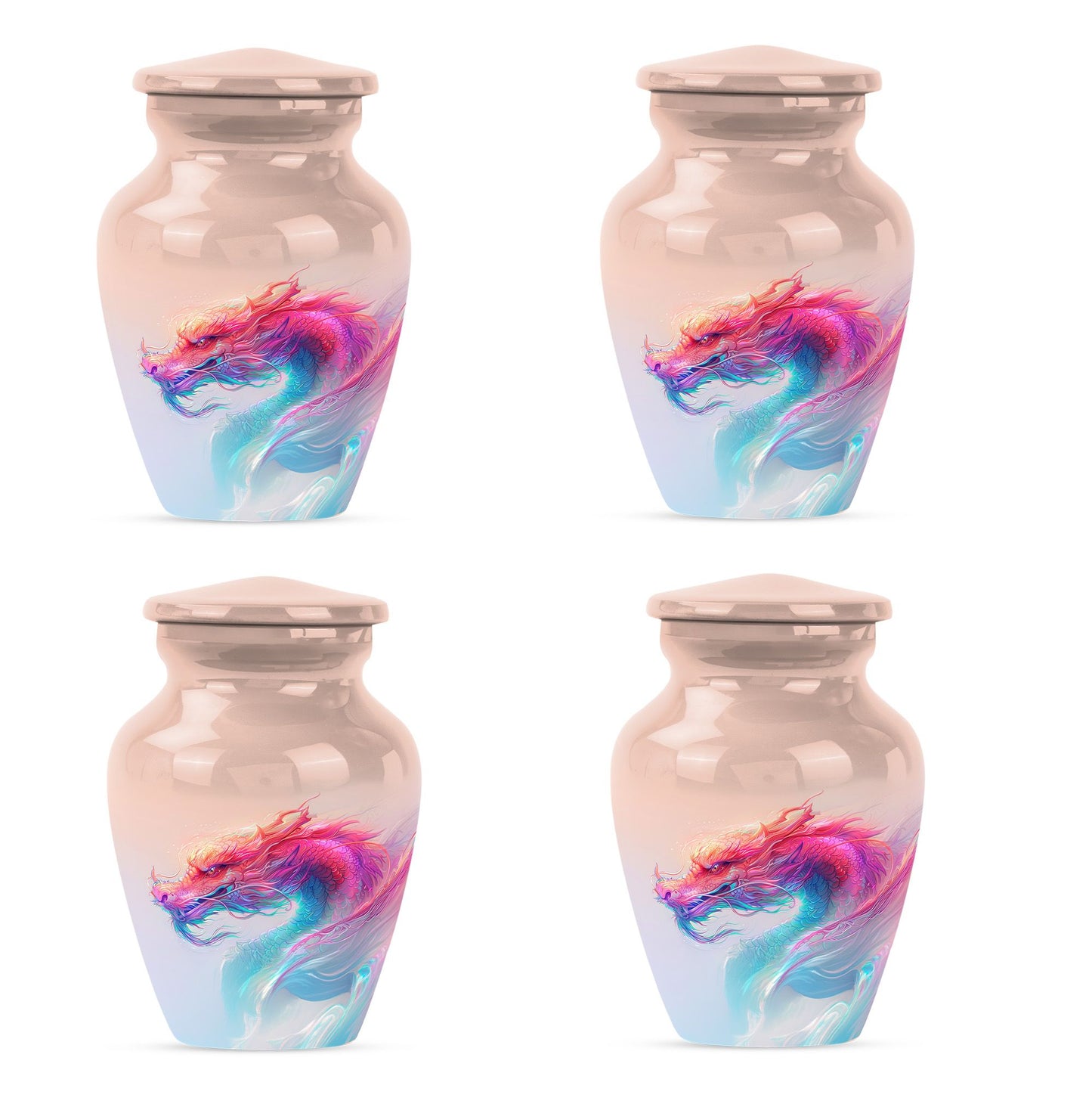 Personalized Beach Keepsake Urn for Human Ashes - 10-inch, 200 cu in - Yatskia