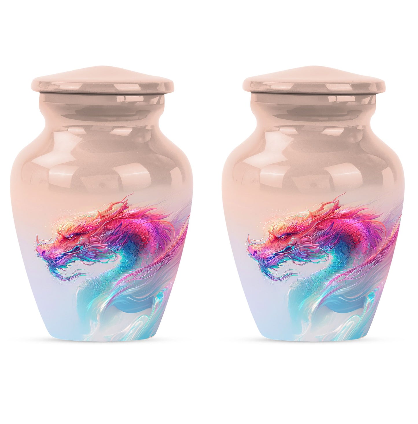 Personalized Beach Keepsake Urn for Human Ashes - 10-inch, 200 cu in - Yatskia