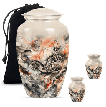 Large Urn with 2 Mini Urn