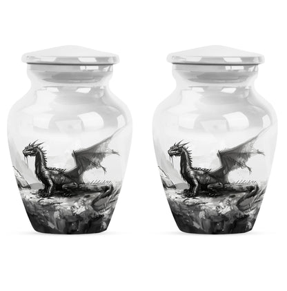 classic dragon urn for cremation ashes