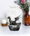 classic dragon urn for cremation ashes