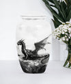 classic dragon urn for cremation ashes