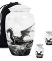 classic dragon urn for cremation ashes