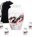 classic dragon urn for ashes, customizable memorial