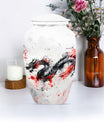 classic dragon urn for ashes, customizable memorial