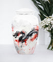 classic dragon urn for ashes, customizable memorial