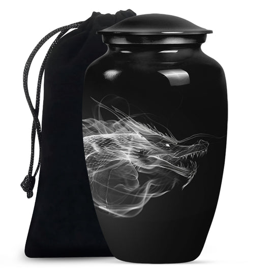 10-inch Classic Dragon Urn 