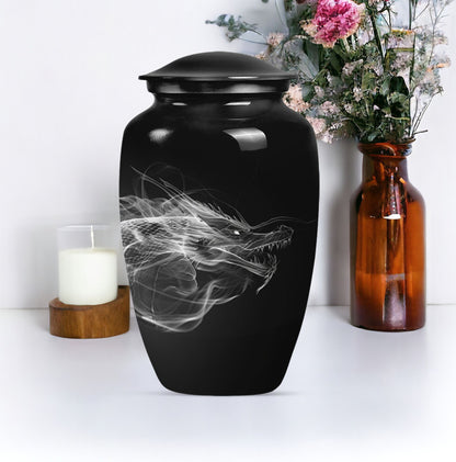 10-inch Classic Dragon Urn 
