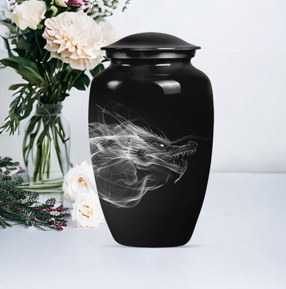 10-inch Classic Dragon Urn 