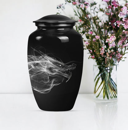 10-inch Classic Dragon Urn 