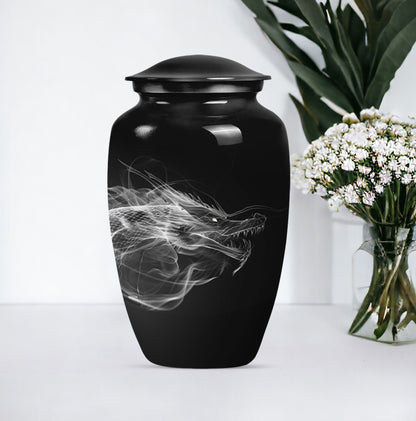 10-inch Classic Dragon Urn 