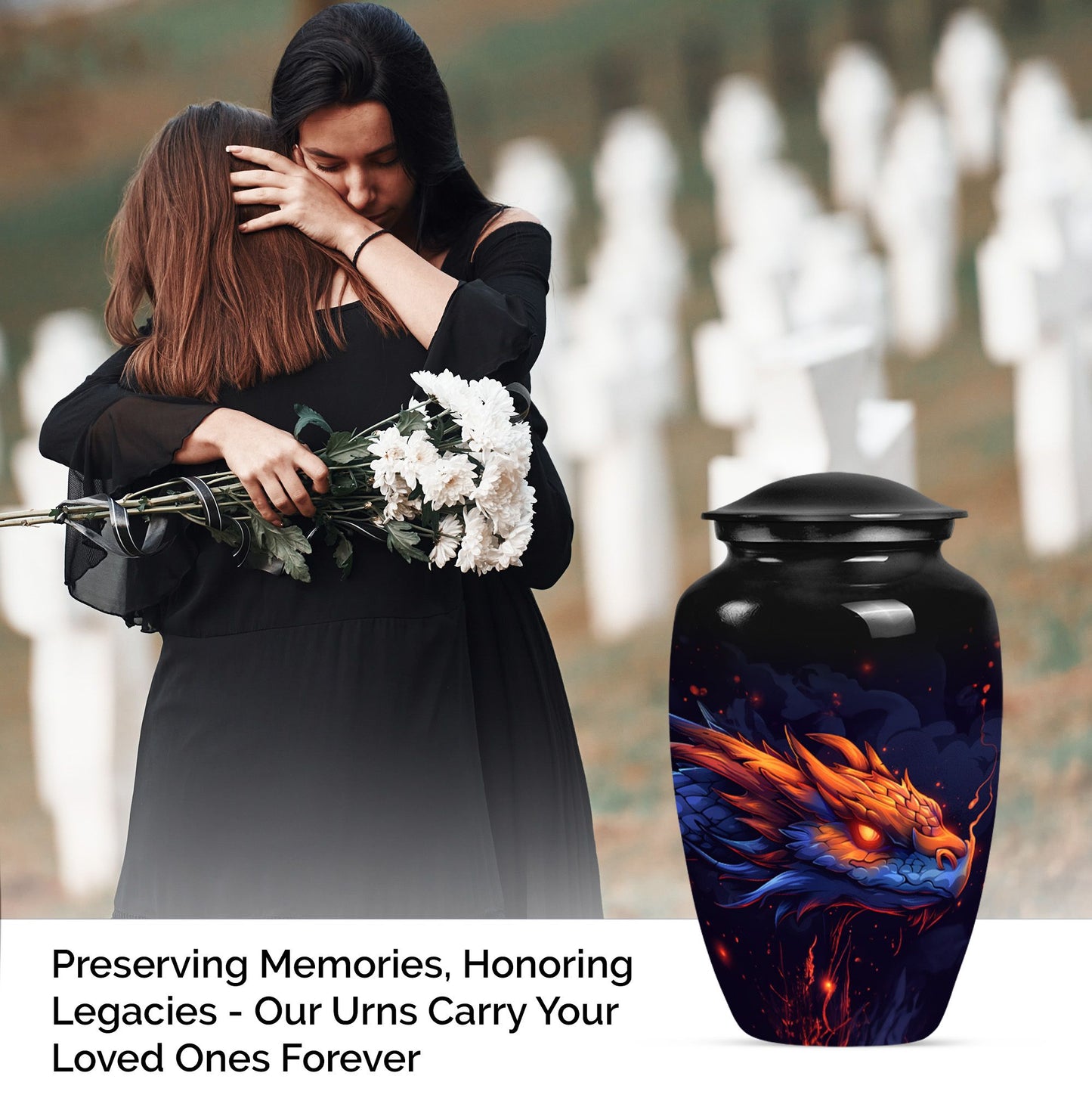 dragon urn for adult ashes