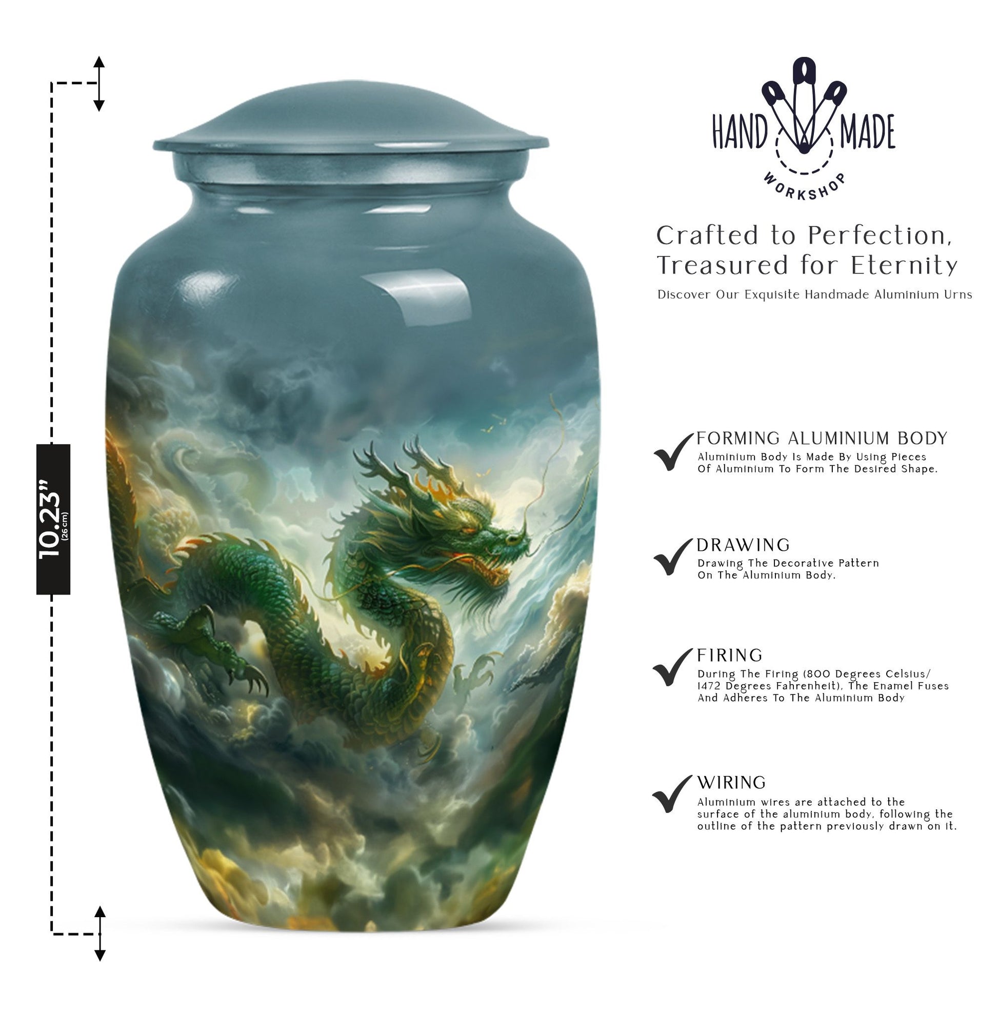 dragon urn for adult ashes