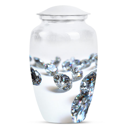 10-inch classic diamond urn.