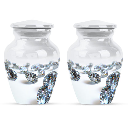 10-inch classic diamond urn.