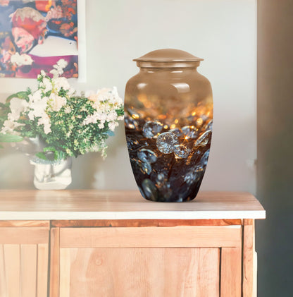 diamond urn.