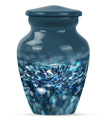 Classic 10 inch diamond urn for male cremation.