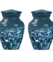 Classic 10 inch diamond urn for male cremation.