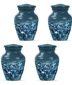 Classic 10 inch diamond urn for male cremation.