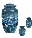Classic 10 inch diamond urn for male cremation.