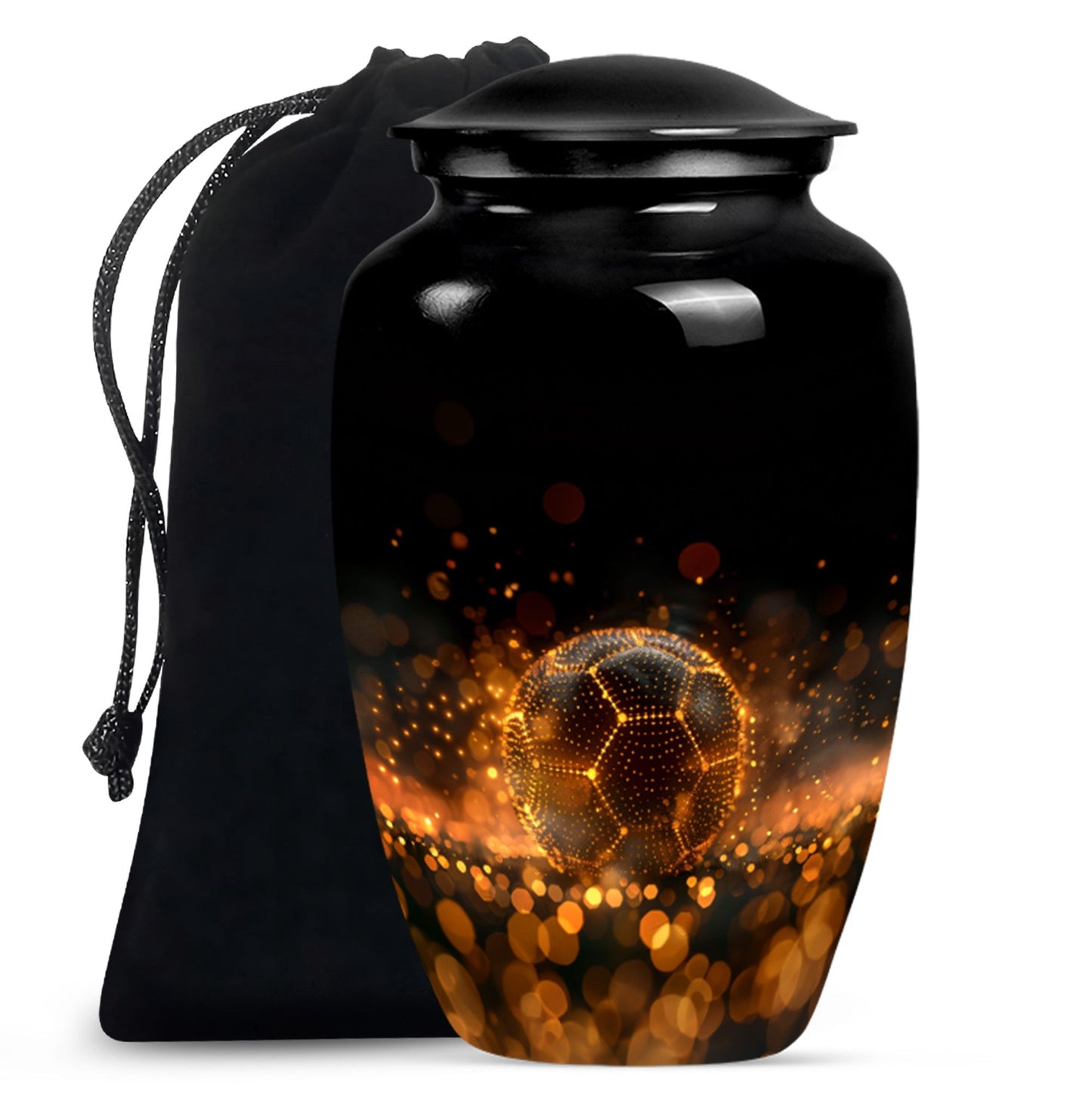 Soccer-themed Large Classic Memorial Urn